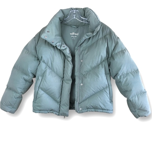 Aritzia Wilfred The Cloud Puff™ 700+ fill-power Goose Down Jacket Size XS - Picture 8 of 15